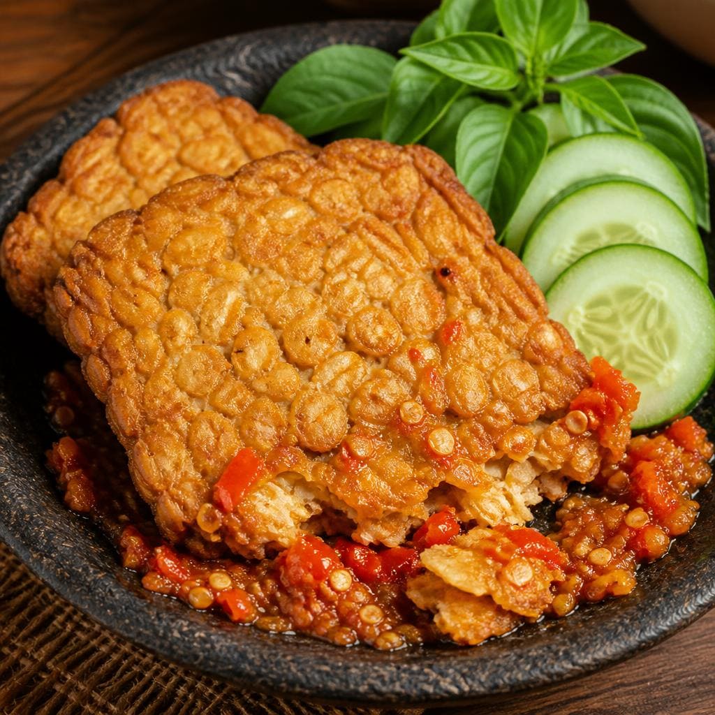 Tempe Goreng Penyet